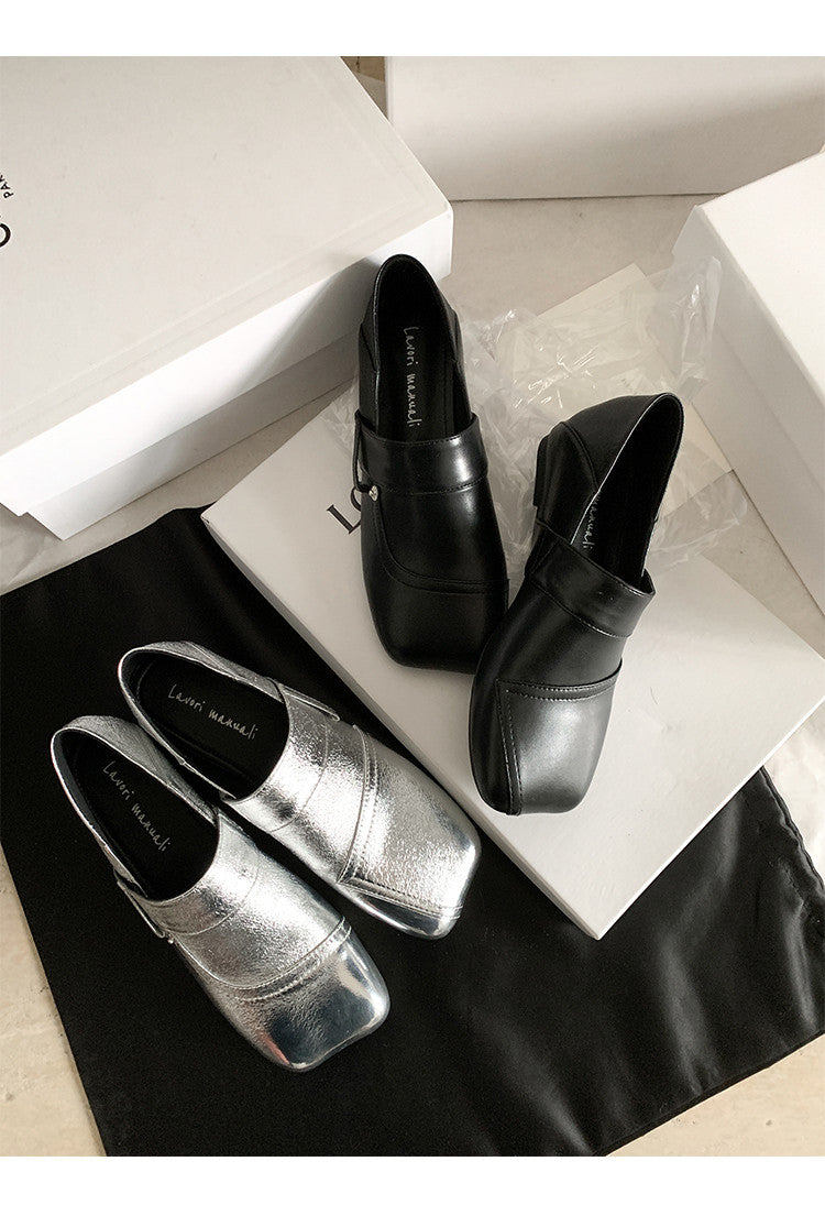 Karin Luna Casual Shoes Series~  In Stock Hot-Selling Versatile Lace-Up Thick-Soled Deep Mouth Single Shoes