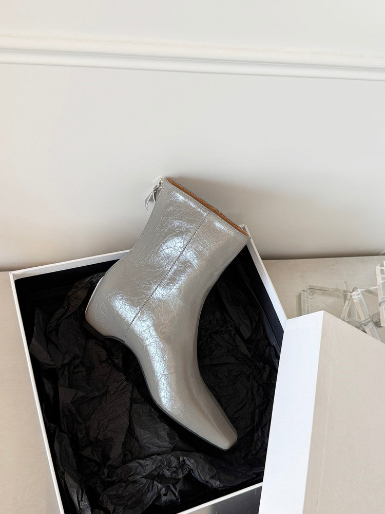 Karin Luna Basic Versatile  Square toe Hot-selling Short Boots