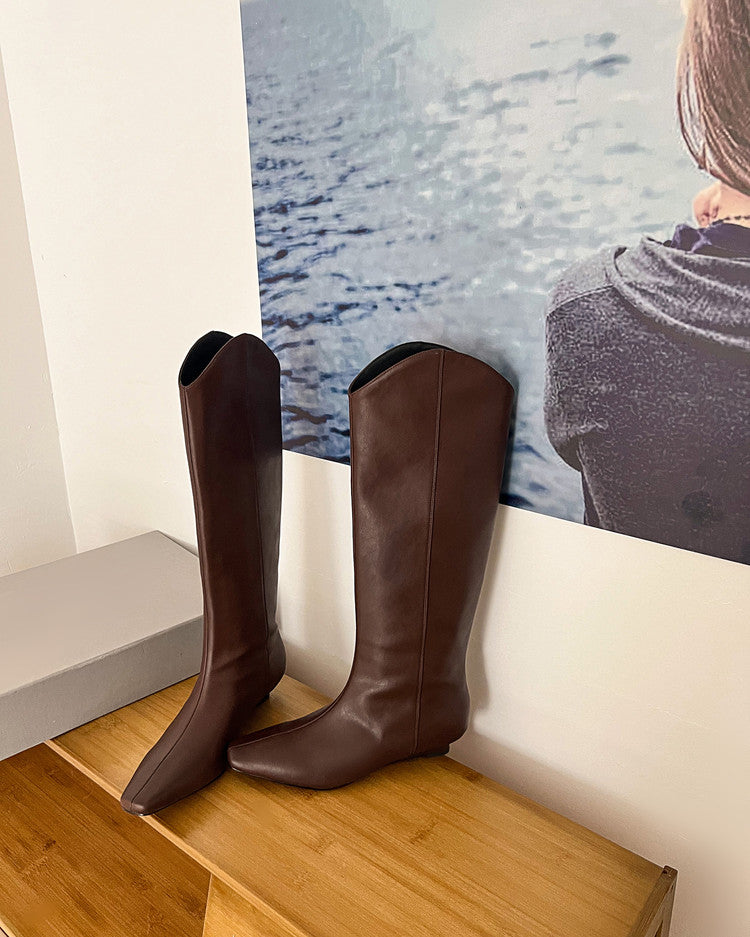 Karin Luna In Stock Spot Goods  Pointed Toe v Slimming Western Boots