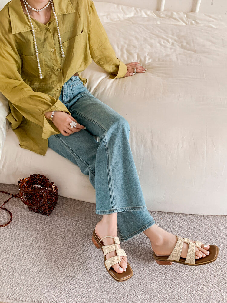 Karin Luna Hot-Selling Series~Resort style with inherent appeal Designed thong sandals