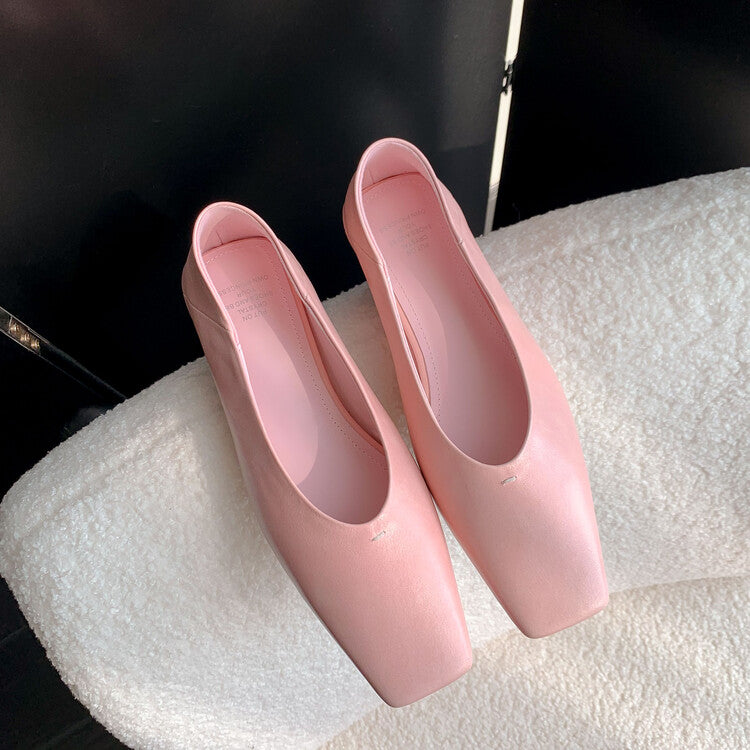 Karin Luna has prepared stock  Full leather inside and out  Top Layer Horse Oil Cowhide Shallow Mouth Nursing Mary Jane Shoes