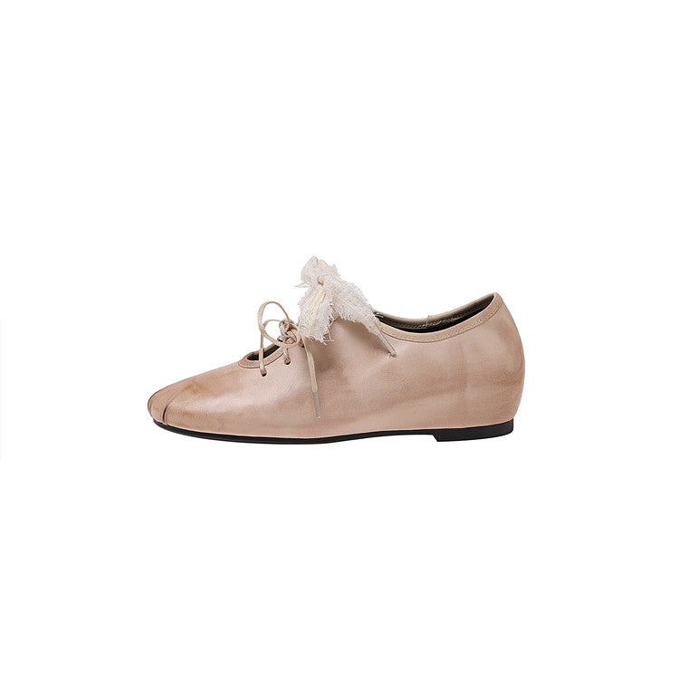 Karin Luna In Stock In Stock  Xiaohongshu Hot Sale Full Leather Round Toe Deep Mouth Single Shoes