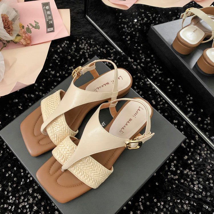 Karin Luna Classic Style  In stock  Basic versatile vacation style thong sandals