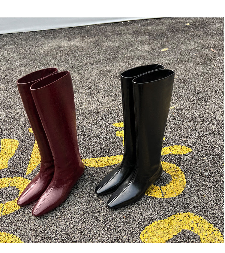 Karin Luna Retro Style  Flat Long Boots