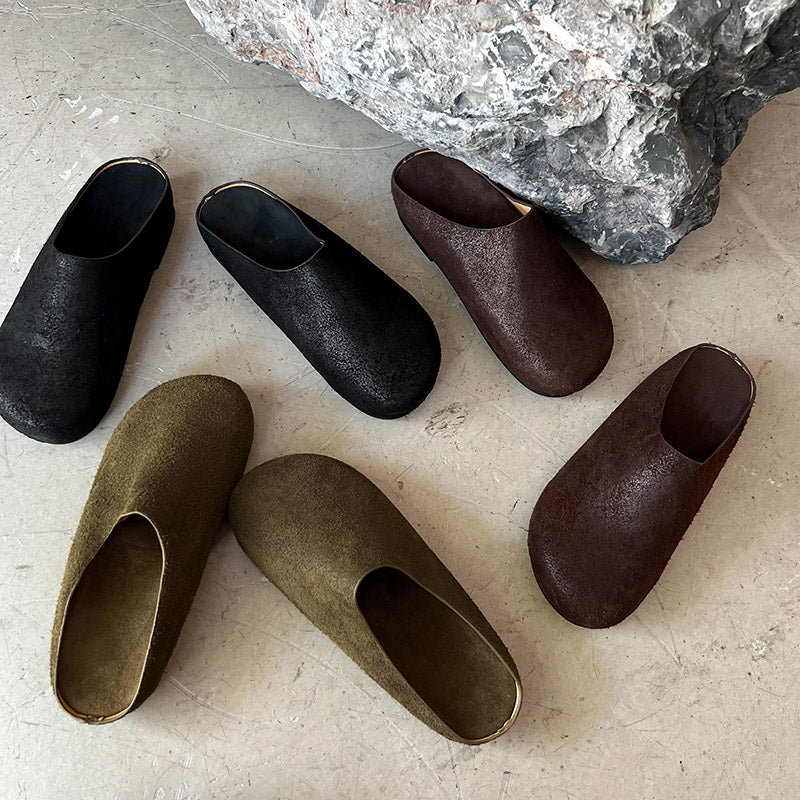 Karin Luna Full Layer Inside and Out~Spot Goods Spot Goods Basic Versatile Mules Slippers