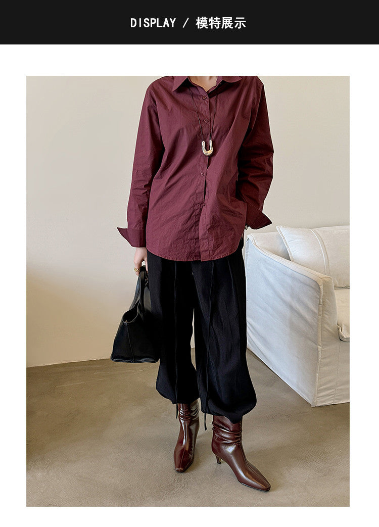 Karin Luna In Stock Spot Goods  Retro Wrinkled Small Square Toe Short Boots