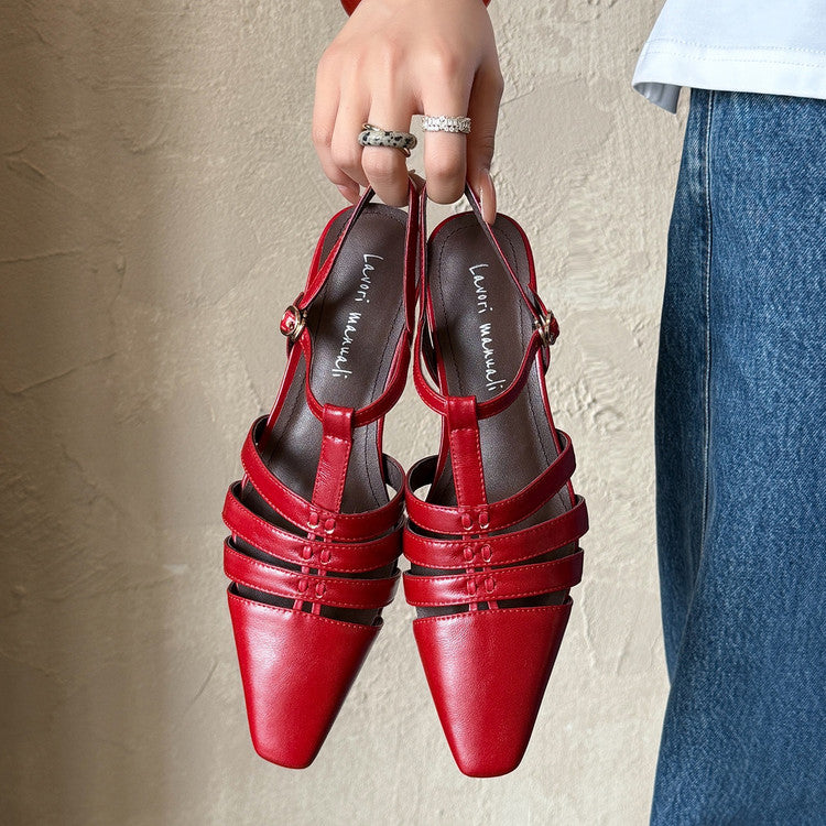Karin Luna Classic Old Money Style Closed Toe Sandals