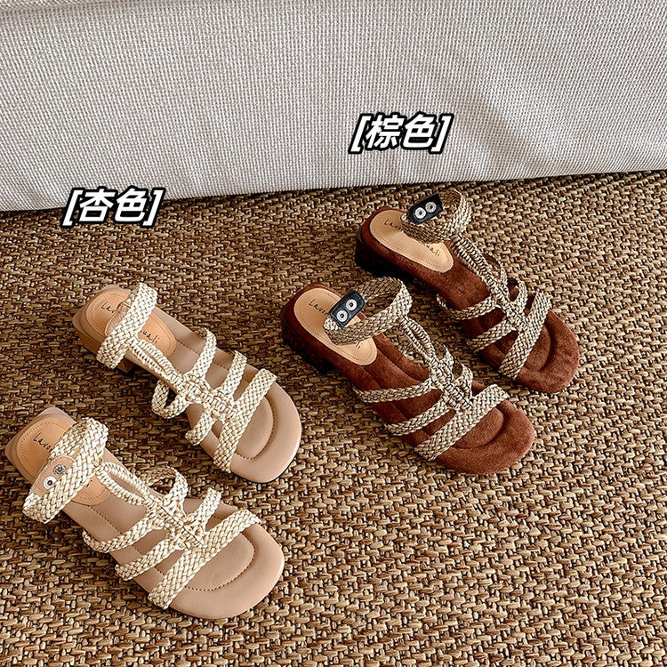 Karin Luna Bohemian Style~Sofa Insoles Casual Vacation Style Sandals