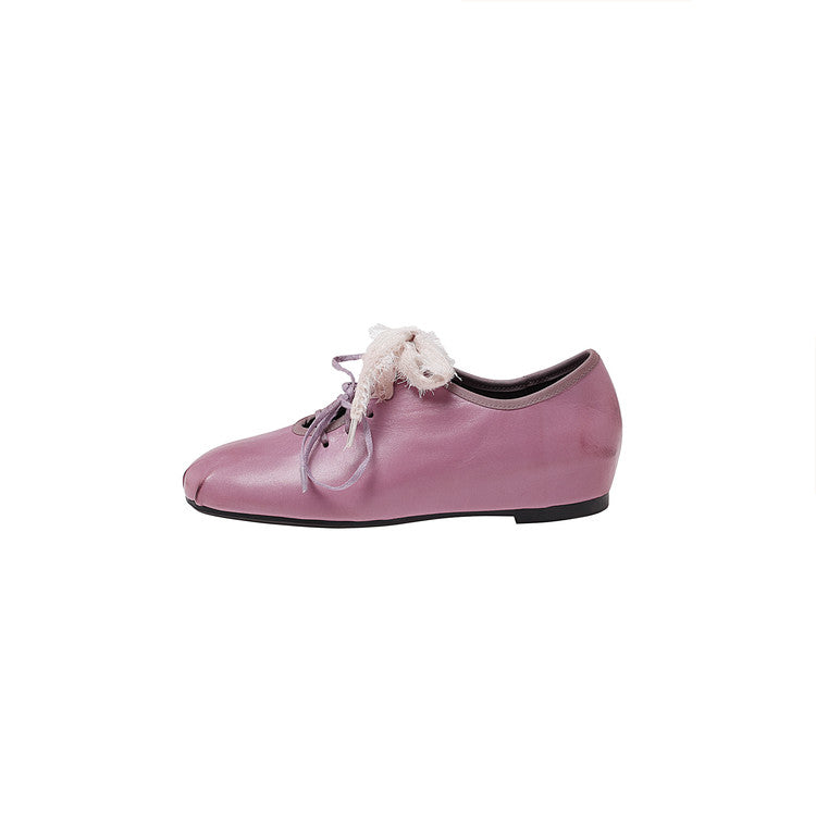 Karin Luna In Stock In Stock  Xiaohongshu Hot Sale Full Leather Round Toe Deep Mouth Single Shoes