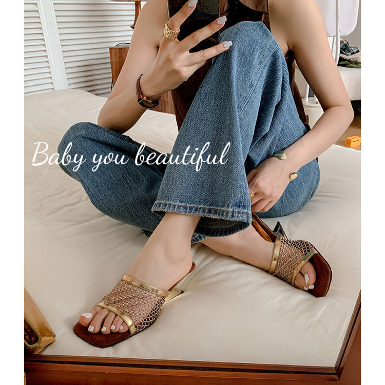 Karin Luna In Stock In Stock    Summer's New Favorite~Breathable Mesh Slippers