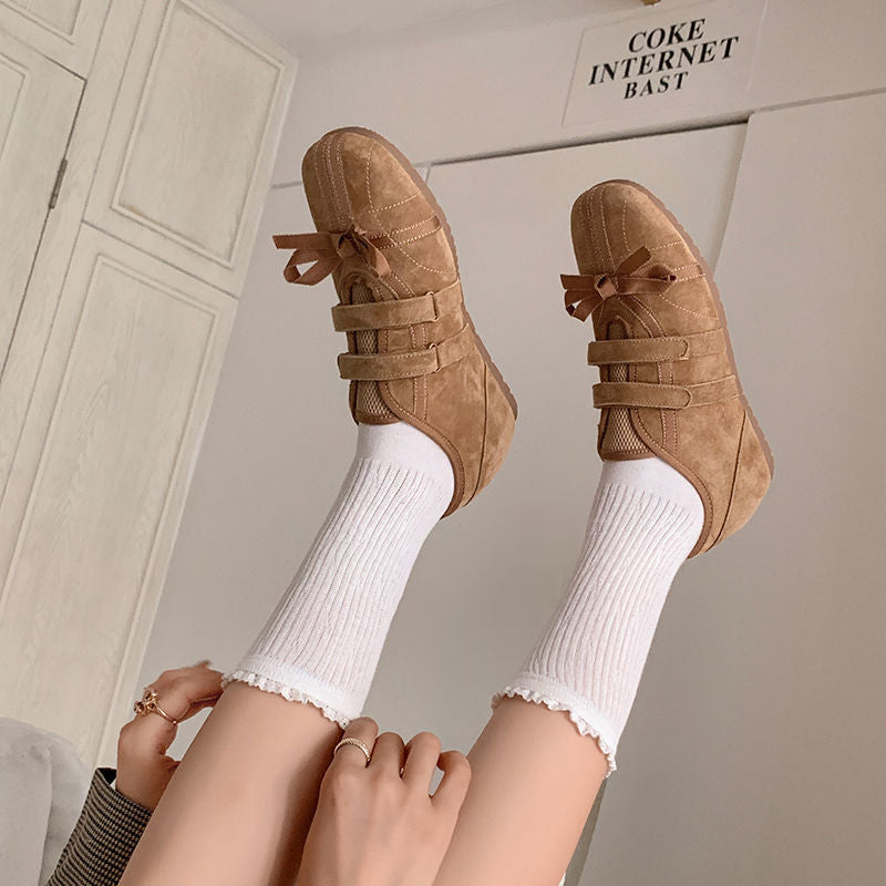 Karin Luna Casual Shoes Series~  In stock Hot-Selling Magic Tape Height-Increasing Deep Mouth Single Shoes