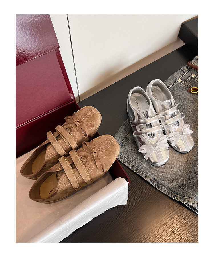 Karin Luna Casual Shoes Series~  In stock Hot-Selling Magic Tape Height-Increasing Deep Mouth Single Shoes