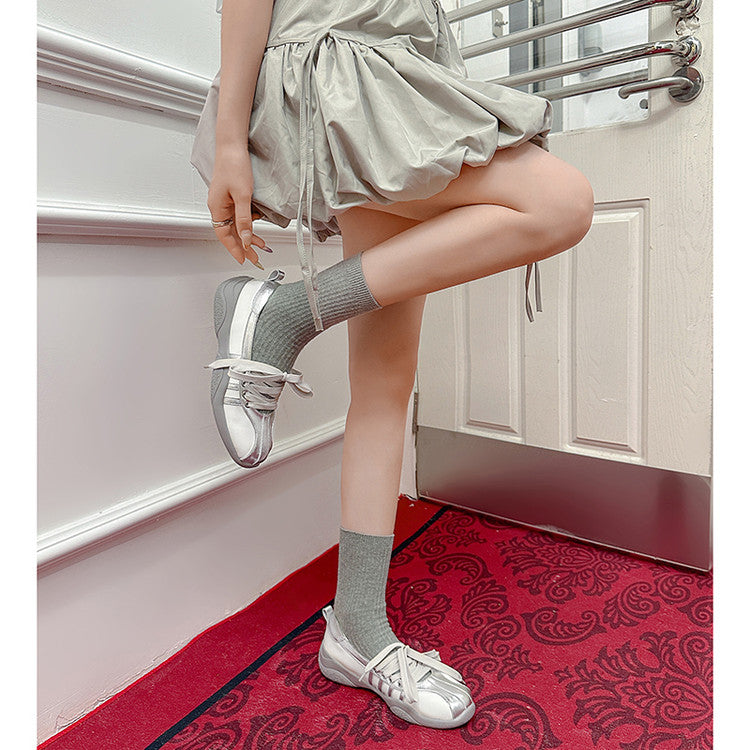 Karin Luna Casual Shoes Series~  In Stock Hot-Selling Versatile Lace-Up Casual Deep Mouth Flats